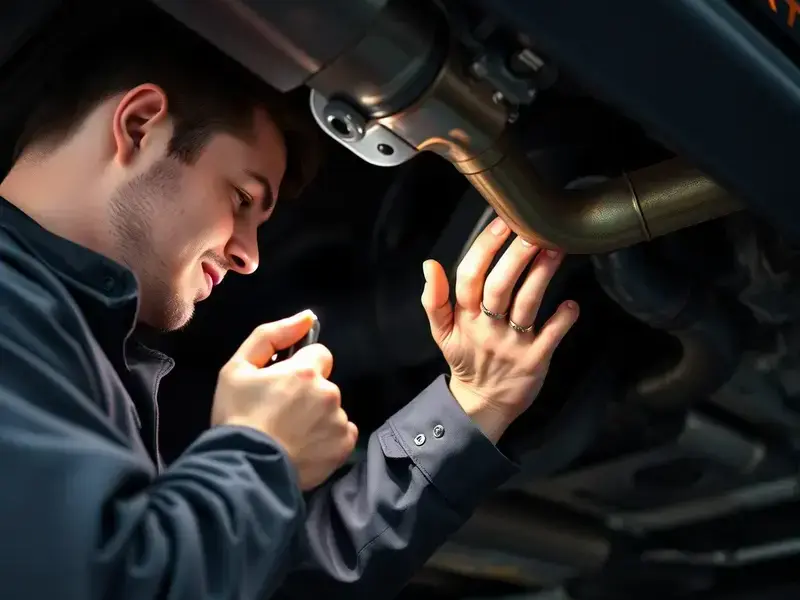 Exhaust system inspection