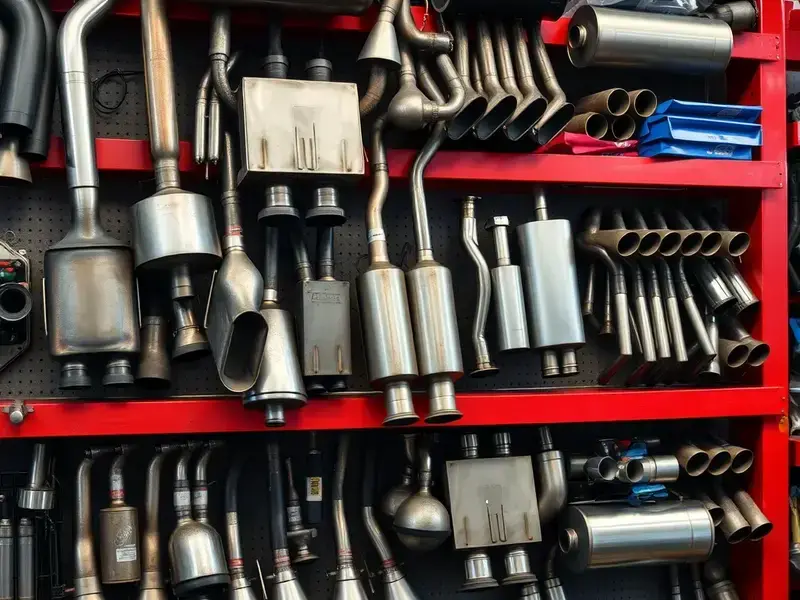 Exhaust parts and mufflers